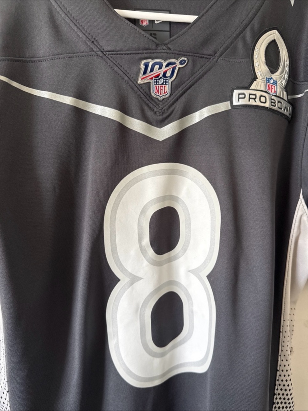 Men’s Nike Lamar Jackson #8 Ravens 2020 Pro Bowl Jersey Sz S - Black RARE - Picture 2 of 6